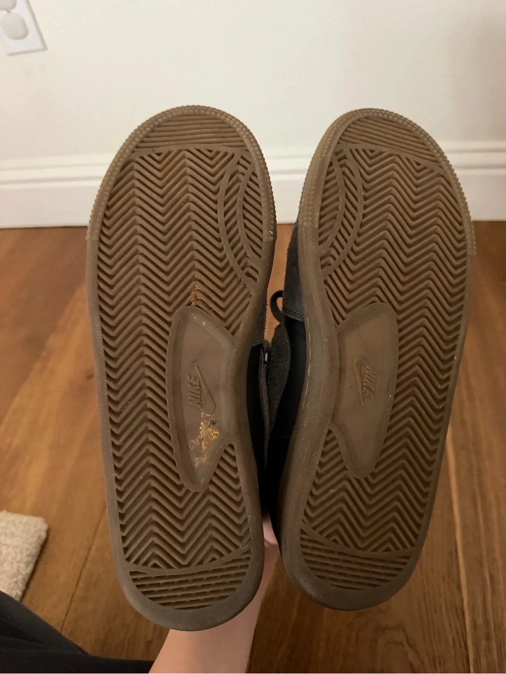 Nike Terminator Low Black Medium Ash Gum Suede Sneakers - In like new condition.